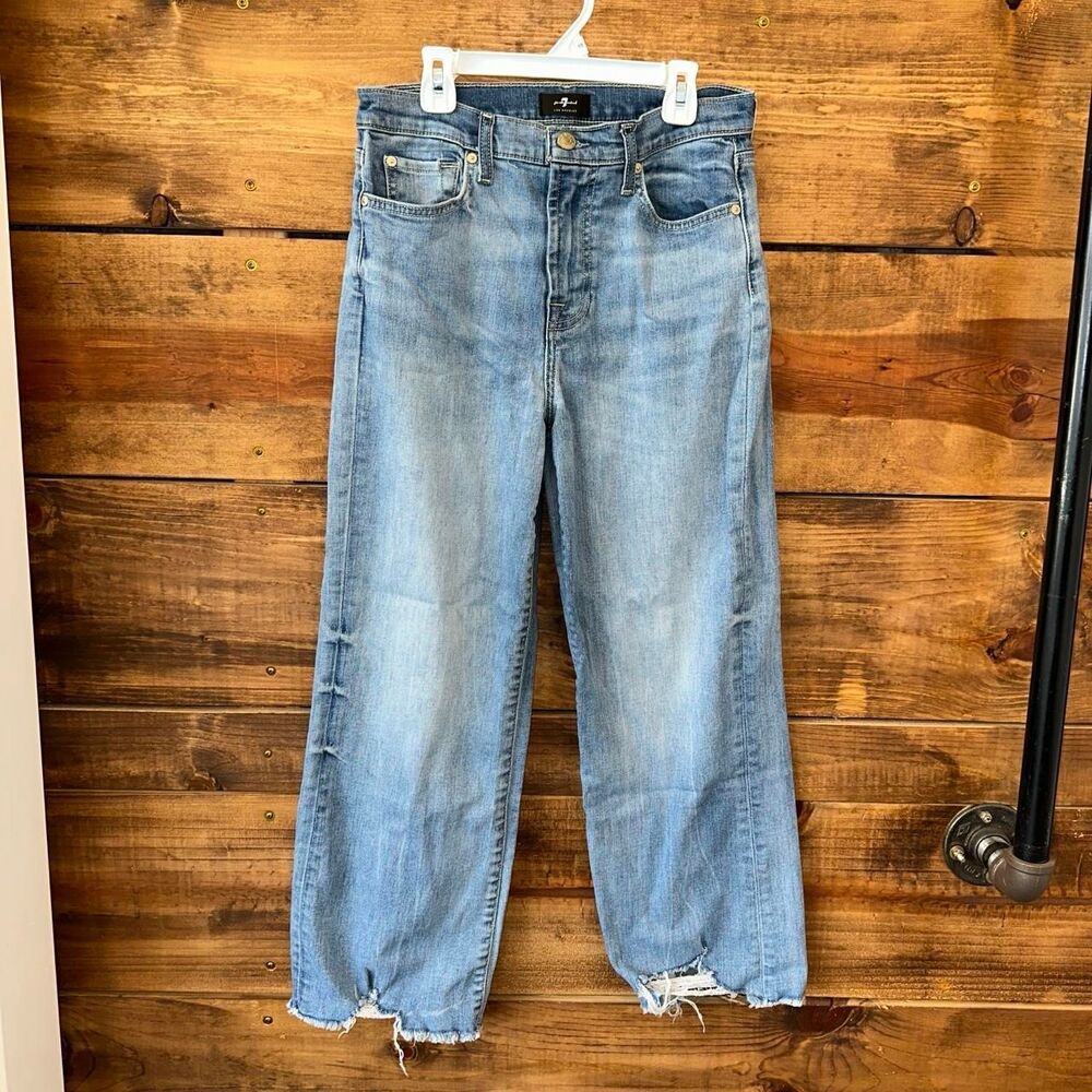 7-for-all-mankind Women's Blue Jeans